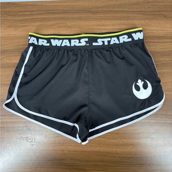 Disney Parks Black Star Wars Rebel Logo Running Shorts Women's - Picture 1 of 5